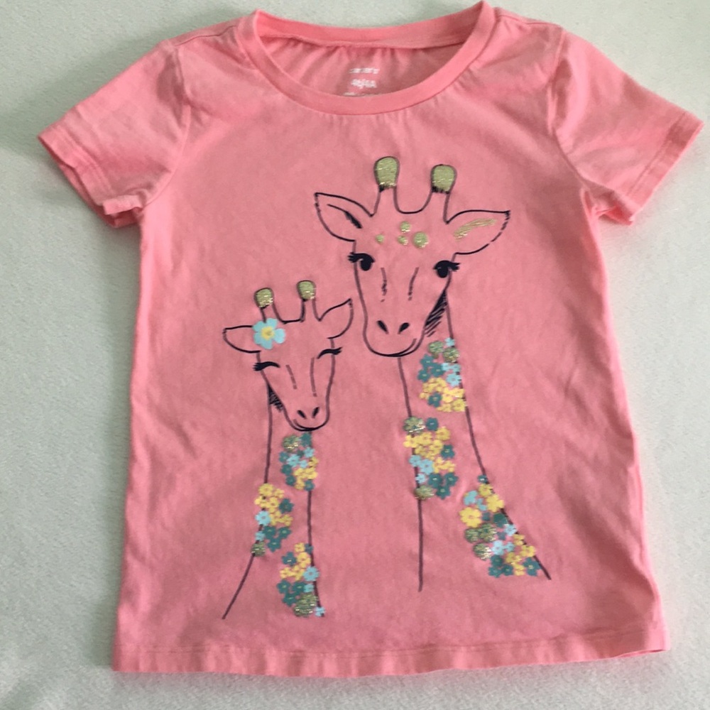 🦒 Pink Mommy and Baby Giraffe Tee by Carter’s 🦒